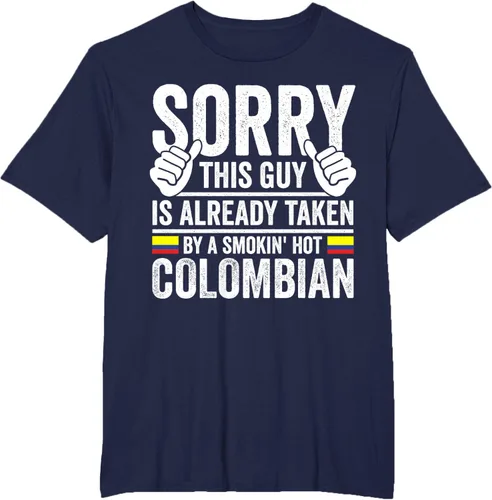 Vista 15 de Camiseta divertida de Colombia Heritage para hombre