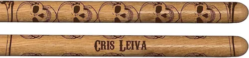 Vista 11 de Vital Signs - Baquetas 5A grabadas personalizadas con punta de madera de hickory para batería con nombre o texto, 1 par de baquetas de madera