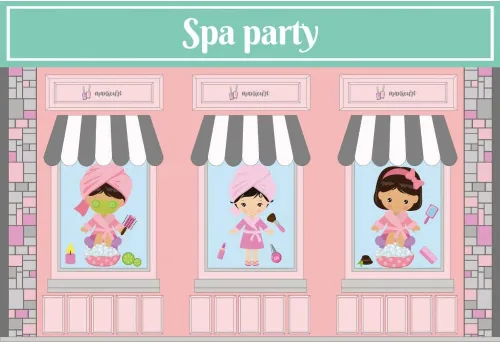 Vista 8 de AOFOTO Telón de fondo rosa de 5 x 3 pies, para peluquería, peluquería, peluquería, manicura, pedicura, spa, tienda de belleza, barbería, salón