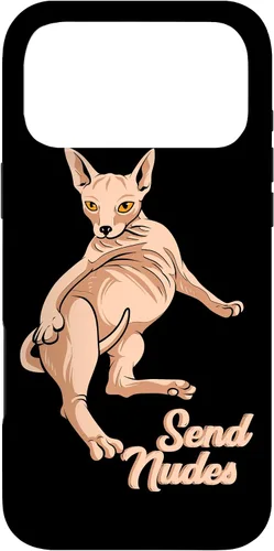 Vista 21 de Send Nudes - Nude Cat - Hairless Sphynx Cat Case for iPhone 17