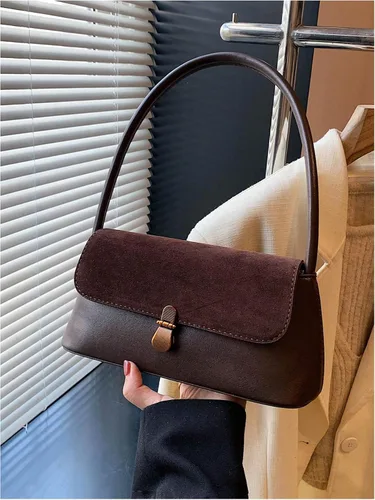Vista 5 de SweatyRocks Women's Vintage Shoulder Bags Y2K Leather Underarm Purse Top Handle Clutches