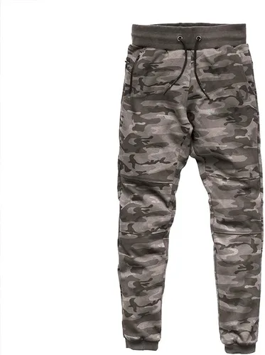 Vista 6 de DIOTSR Pantalones deportivos ajustados para hombre, pantalones deportivos de entrenamiento cónicos de camuflaje para hombre, pantalones deportivos