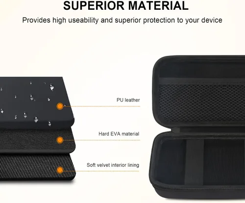 Vista 5 de Elonbo Estuche rígido de viaje para 3Doodler Start+ Essentials (2022) Juego de bolígrafos 3D para niños, soporte organizador de almacenamiento