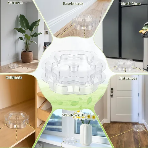 Vista 7 de Trampas redondas reutilizables para cebo para hormigas, 16