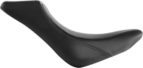 Vista 4 de Asiento individual de conductor de motocicleta negro para Harley Softail FLDE FLHC FLHCS FLSL FXBB 2018-2022