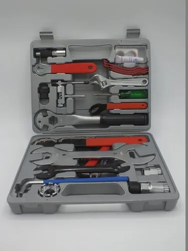 Vista 2 de Gravity Universal Home Mechanic's Bike Bicycle Repair Kit de herramientas de mantenimiento con estuche
