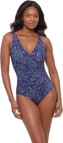 Vista 12 de Miraclesuit Traje de baño de una pieza para mujer con control de abdomen y copa DD-Cup Oceanus