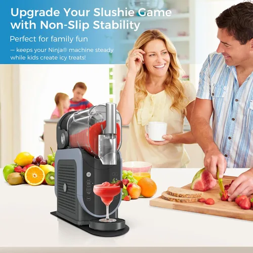 Vista 7 de Almohadilla deslizante compatible con la máquina Ninja Slushie FS301/FS300, alfombrilla antideslizante y accesorio de movimiento suave