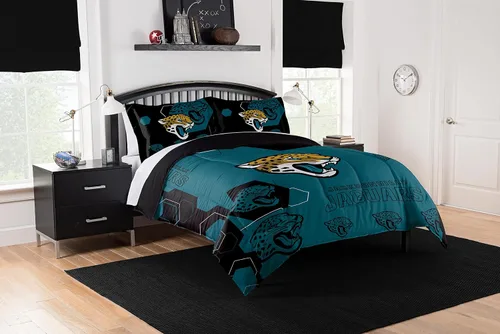Vista 46 de Northwest NFL Unisex-Adult Comforter and Sham Set Safety