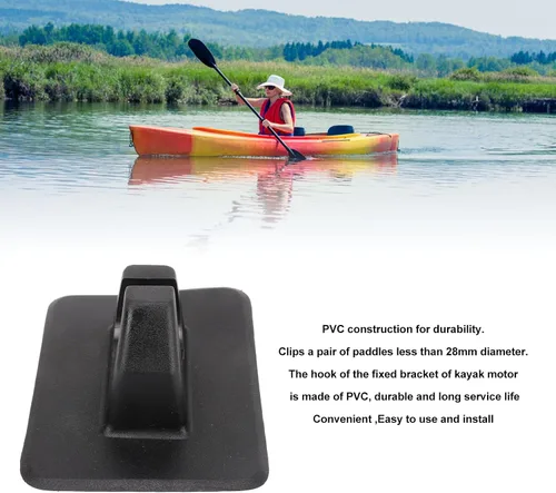 Vista 9 de Clips de soporte de paleta de kayak, 5 unids kayak remo clips de plástico inflable barco paddle titular clip Keeper