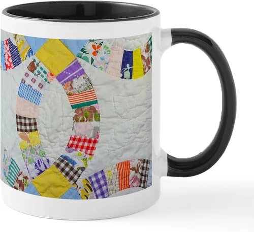 Vista 144 de CafePress Ascii - Taza de café de cerámica, taza de té, 11 onzas