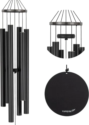 Vista 12 de Vanquer Wind Chimes for Outside Deep Tone - 38'' Wind Chimes Outdoor Clearance, Deep Tone, Windchimes Outdoors, Memorial, Sympathy Gift, Garden