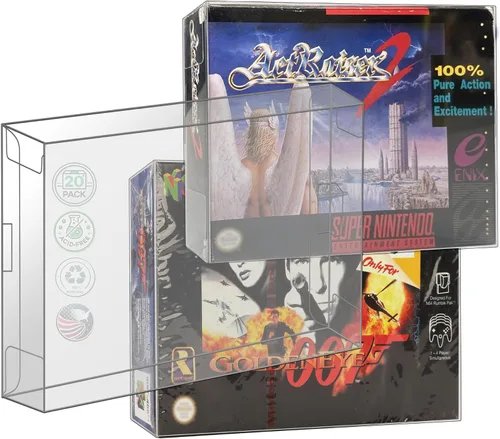 Vista 6 de MALKO - Paquete de 10 protectores de videojuegos compatibles con cajas SNES y N64