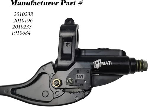 Vista 2 de M MATI Cilindro maestro de freno delantero izquierdo de repuesto para Polaris Sportsman 400 450 500 600 700 800 Magnum 325 330 500 Scrambler 500 ATP