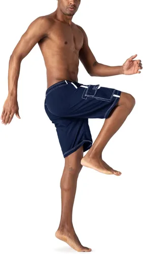 Vista 3 de FASKUNOIE Traje de baño para hombre de secado rápido de 5 y 9 pulgadas con forro de malla