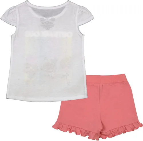 Vista 6 de L.O.L. Surprise! Conjunto de camiseta y pantalones cortos para niñas, conjunto de camiseta y pantalones cortos de manga corta LOL Surprise para niñas