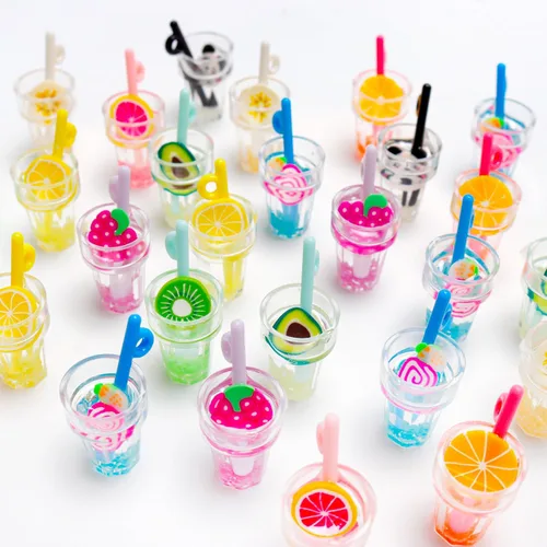 Vista 5 de Aydinids 30 piezas de bebidas de comida en miniatura 1:12 jugo de bebida en miniatura, accesorios de bebida para casa, decoración de bar