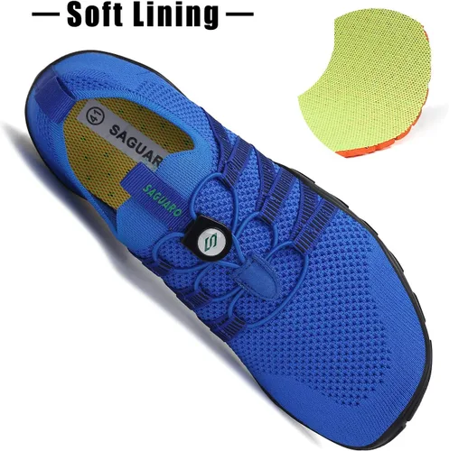Vista 4 de Kararao Mens Womens Water Shoes Quick Dry Swim Shoes Beach Shoes Pool Surfing Aqua Sports