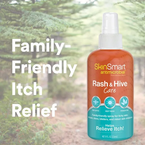 Vista 2 de SkinSmart Antimicrobial Rash and Hive Care, botella de spray de 8 oz