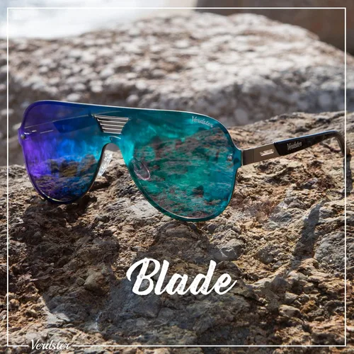 Vista 6 de Blade Mirrored XL Gafas de sol de gran tamaño para hombres - Bold Looks para hombres de moda