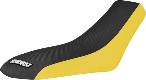Vista 9 de Enjoy Mfg Funda para asiento - Compatible con Can Am 2008-2021 DS70 DS90 Logo - #259 (completamente negra/costillas blancas)