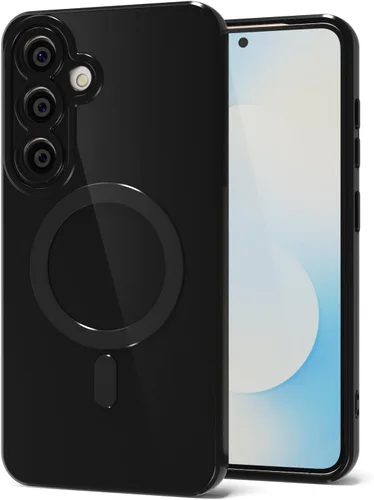 Vista 68 de Svanove Funda magnética de silicona para Samsung Galaxy S22, compatible con Magsafe, bonita funda para mujer, goma de gelatina brillante delgada
