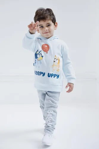 Vista 5 de Bluey Conjunto de sudadera con capucha y pantalones de forro polar para niños pequeños