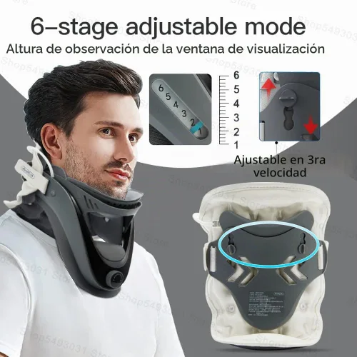 Vista 3 de Dispositivo de alivio del dolor de cuello - Soporte inflable