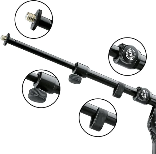 Vista 2 de K&M König & Meyer Boom Arm Soporte de música telescópico de 2 piezas (21110-300-55) - Versión EU