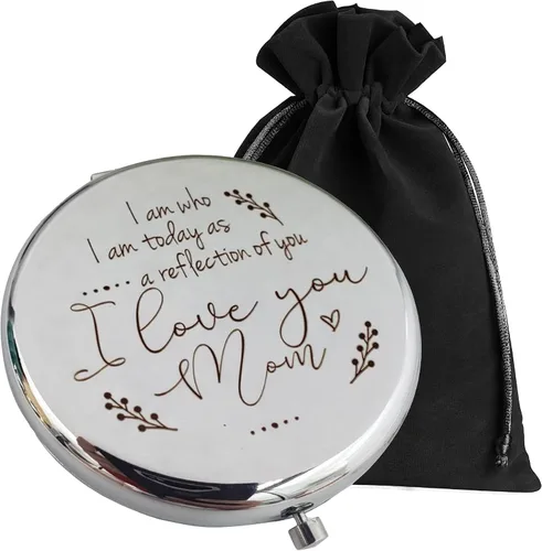Vista 10 de Regalos para madre de la novia de parte de su hija, espejo compacto, regalos para madre del novio de parte del hijo, regalos sentimentales