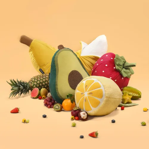 Vista 7 de Phantoscope Almohada Decorativa con Forma de Aguacate, Divertida Decoración del Hogar de Cojines con Forma de Frutas, Almohada Decorativa