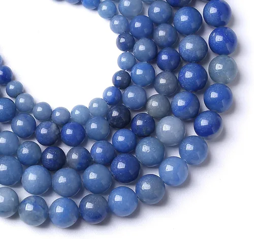 Vista 40 de Cuentas sueltas de jade de angelita verde de 4 mm, 86 piezas, piedra natural de aguacate para hacer joyas, pulsera DIY Jade Aguacate