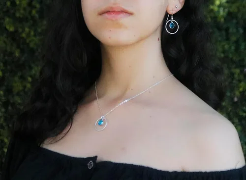 Vista 6 de Collar personalizado de Be Wished, regalo Sweet 16 para niñas, con mensaje significativo