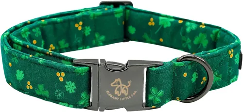 Vista 35 de Elegant little tail Collar para perro de Pascua, collar de perro con estampado de huevos de conejo, collar para mascotas, collar rosa para perros