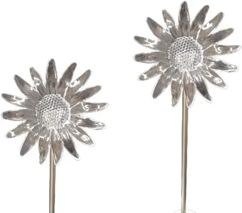 Vista 10 de Starry Illuminate - Juego de 2 luces solares de estaca para jardín, estilo cambiante de color (pata de perro)