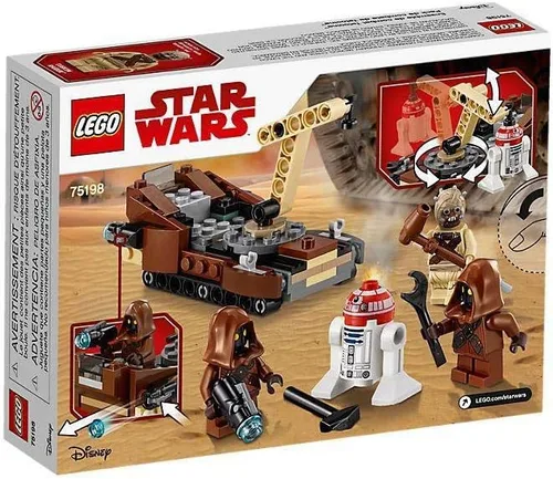 Vista 4 de Juego de armado de LEGO Star Wars Pack de combate de Tatooine 75198 (97 piezas)