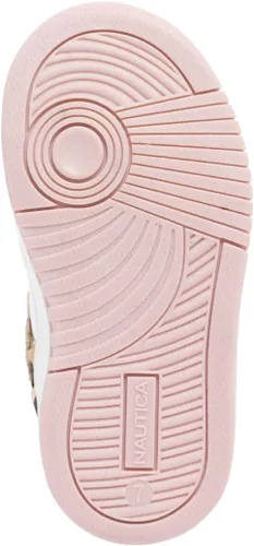Vista 5 de Nautica Tenis para niñas con correa ajustable y correas elásticas Zapatos casuales cómodos (bebéniño pequeño)