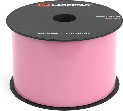 Vista 16 de Suministro de etiquetas LT4/LT4P/LTPX 0.5" x 150' Negro Print Long-Lasting Labels on Durable Water & Chemical Resistant Vinyl - Ideal for a Wide