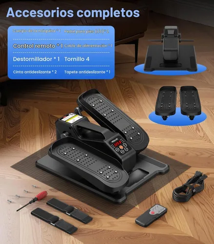 Vista 8 de Under Desk Elliptical Machine, Portable Electric Elliptical Exercise Equipment