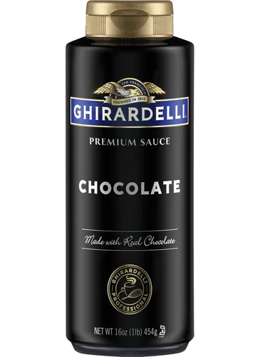 Vista 7 de Ghirardelli - Salsa de chocolate etiqueta negra, 87.3 onzas, una botella