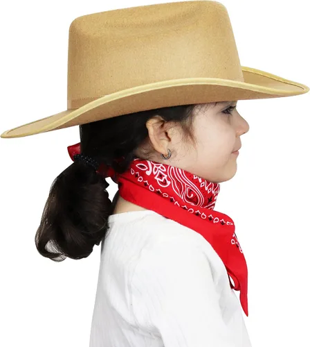 Vista 54 de Aeromax Sombrero de vaquero junior con pañuelo
