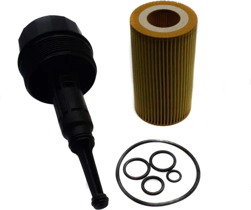 Vista 3 de Filtro de aceite de motor con tapa de cubierta de carcasa 6111800010 para Dodge Sprinter 2500 3500 2003-2006 para Freightliner Sprinter 2500 3500