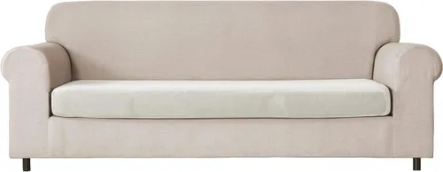 Vista 27 de Fundas de cojín de terciopelo para sofá, fundas de cojín individuales elásticas, antideslizantes, protector de muebles lavable, fundas de cojín