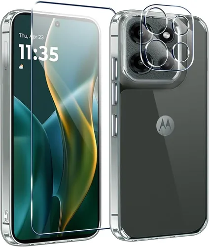 Vista 8 de Funda compatible con iPhone 17 Pro Max con protector de pantalla y protector de lente de cámara, [no se pone amarillento]