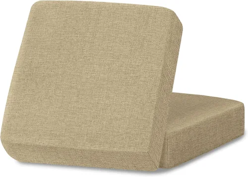 Vista 31 de Naturoom Fundas de Cojines de Sofá de Lino, Funda de Sofá Funda de Sofá Protector de Muebles con Cuerda de Amarre en la Parte Inferior, Suave