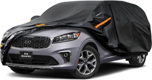 Vista 108 de Kayme Cubierta de auto SUV de 7 capas ajuste personalizado para BMW X1 (2009-2025), impermeable, para todo tipo de clima, para automóviles, cubierta