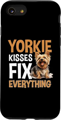 Vista 18 de Funda para iPhone 13 Pro Max Yorkshire Terrier Dog Yorkie - Yorkie kisses arreglar todo