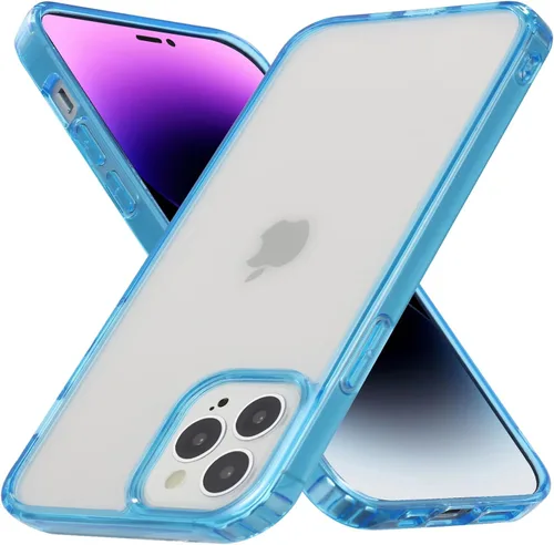 Vista 10 de Yriklso Funda magnética para iPhone 12 Pro Max, imanes integrados compatibles con MagSafe, cubierta trasera de policarbonato duro transparente +