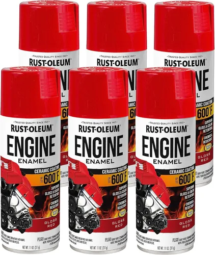 Vista 15 de Rust-Oleum 366428-6PK - Pintura en aerosol de esmalte para motor, 11 onzas, aluminio, (paquete de 6)