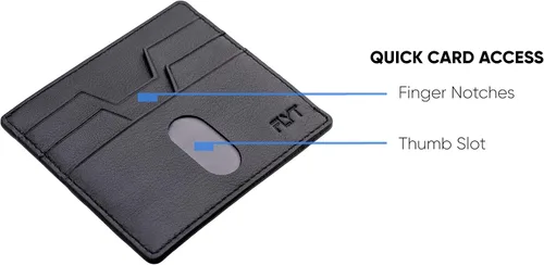 Vista 3 de Solo Wallet - Go Anywhere, RFID Protegido, Slim Minimalist Wallet